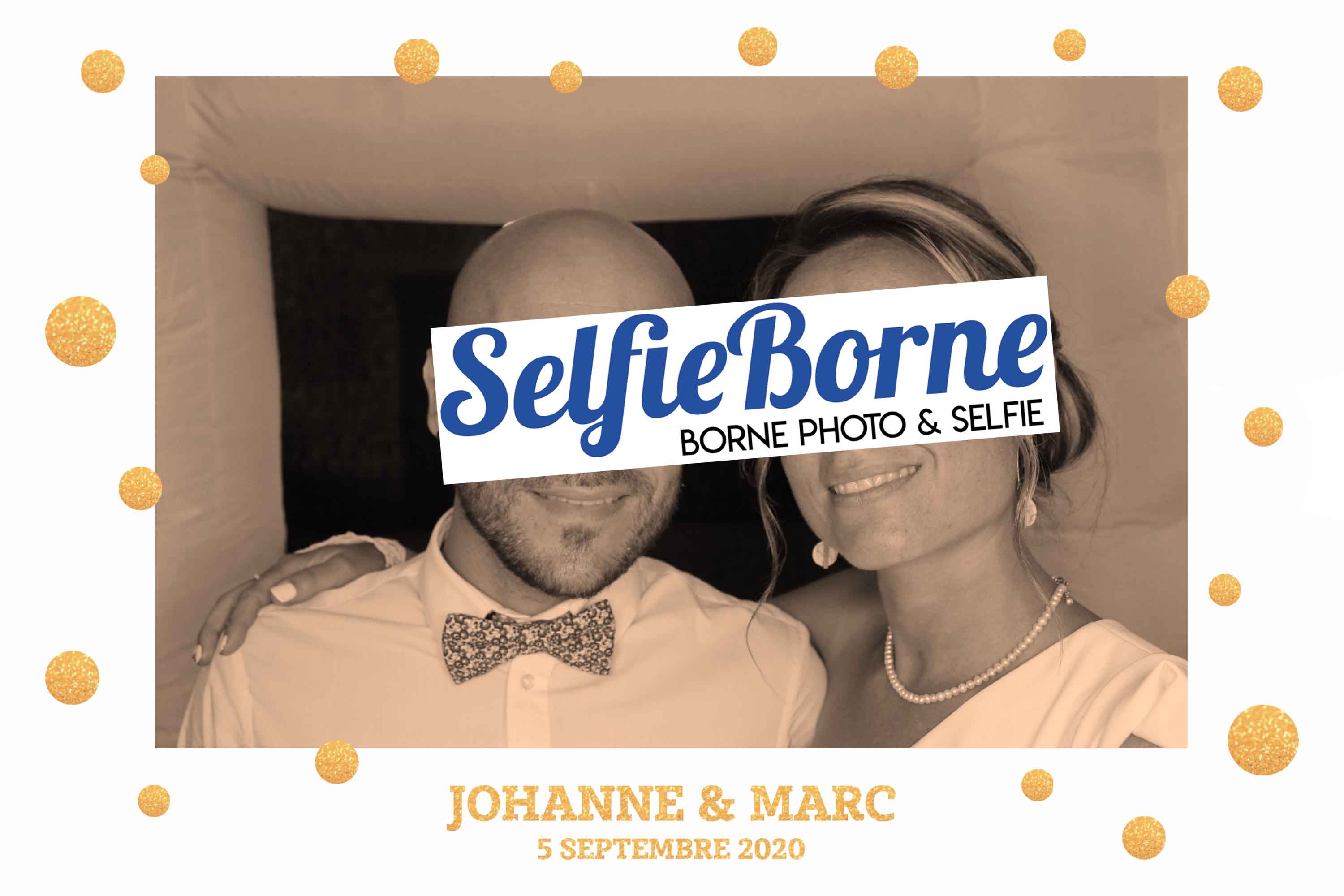 louer photo box mariage Pornichet Johanne et Marc