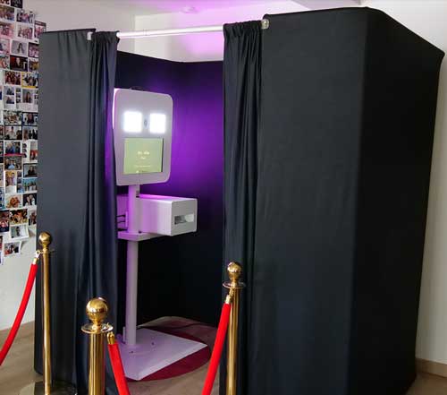Kit Photobooth De Noël Avec Cadre Gonflable + 38 Accessoires - Pour Fêtes Et Soirées Festives