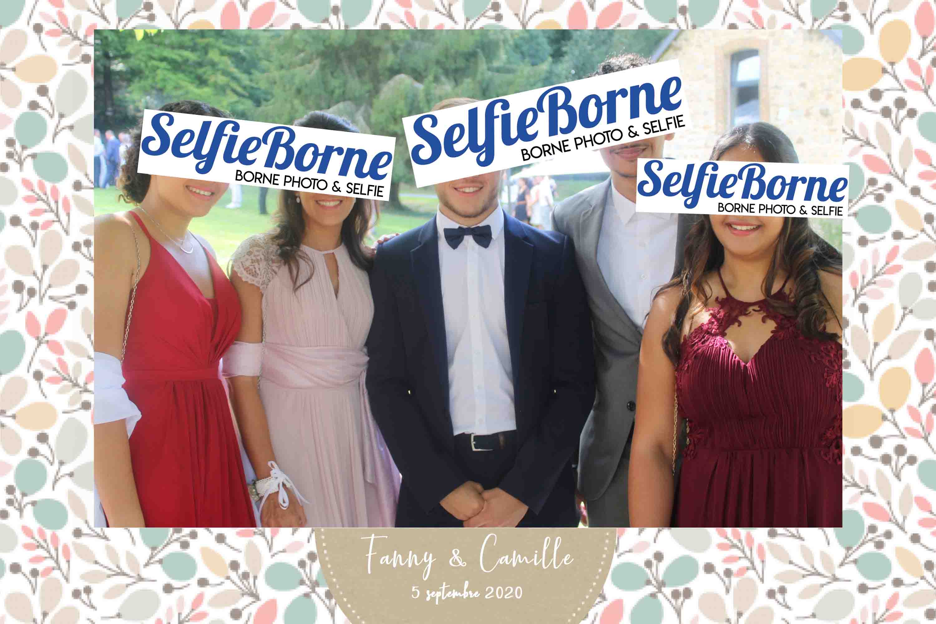 louer selfie borne mariage Saint Brieuc Fanny et Camille