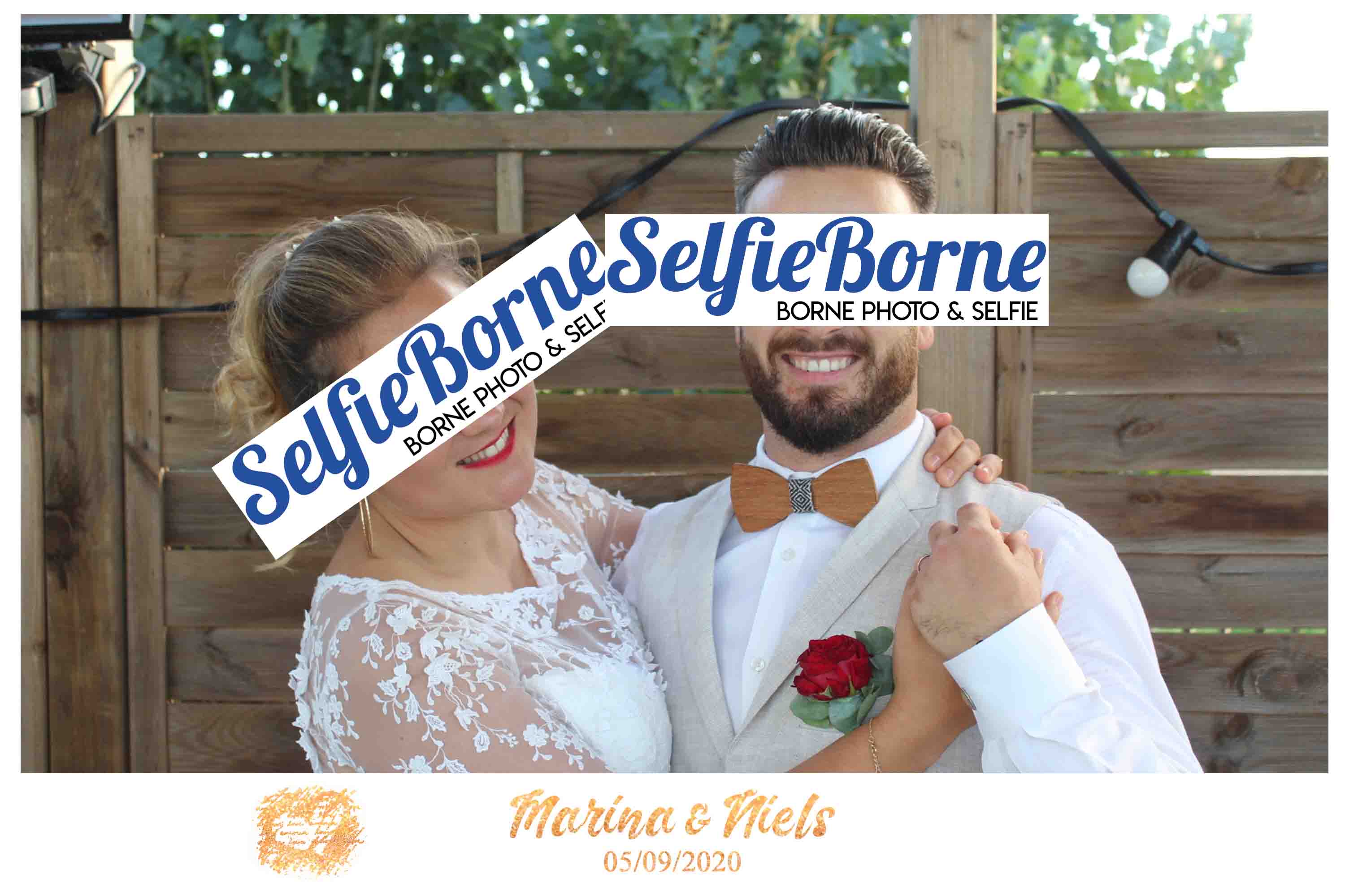 societe photobooth mariage La Baule Marina et Niels